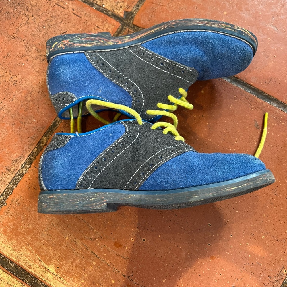 Boys Florsheim Suede Oxfords
